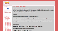 Desktop Screenshot of mhflagfootball.com