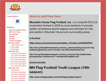 Tablet Screenshot of mhflagfootball.com